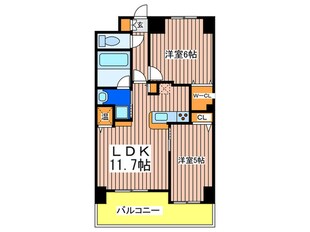 グラマシー京橋の物件間取画像